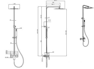 Душевая система Allen Brau Infinity 5.21012-00 Хром
